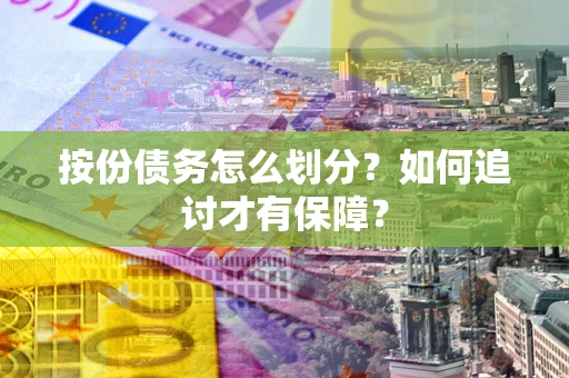 武汉按份债务怎么划分？如何追讨才有保障？