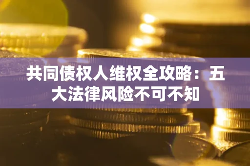 武汉共同债权人维权全攻略：五大法律风险不可不知