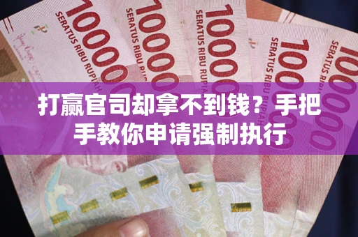 武汉打赢官司却拿不到钱？手把手教你申请强制执行
