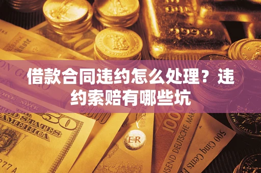 武汉借款合同违约怎么处理？违约索赔有哪些坑
