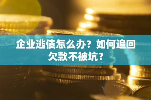 武汉企业逃债怎么办？如何追回欠款不被坑？