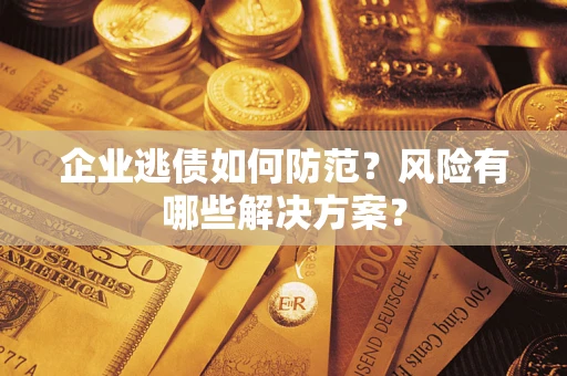 武汉企业逃债如何防范？风险有哪些解决方案？