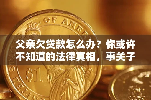 武汉父亲欠贷款怎么办？你或许不知道的法律真相，事关子女未来