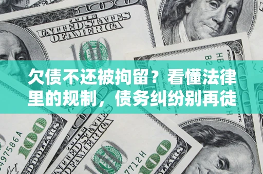 武汉欠债不还被拘留？看懂法律里的规制，债务纠纷别再徒劳奔波
