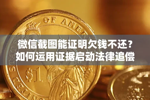 武汉微信截图能证明欠钱不还？如何运用证据启动法律追偿程序？