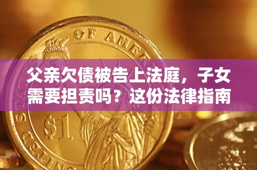 武汉父亲欠债被告上法庭，子女需要担责吗？这份法律指南必须看完