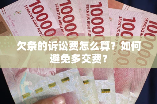 武汉欠条的诉讼费怎么算？如何避免多交费？