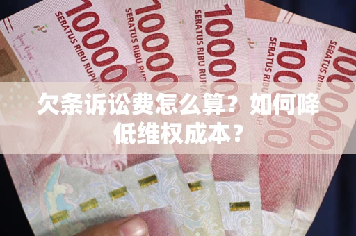 武汉欠条诉讼费怎么算？如何降低维权成本？