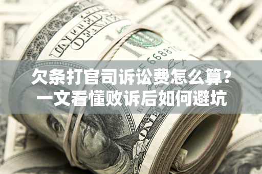 武汉欠条打官司诉讼费怎么算？一文看懂败诉后如何避坑