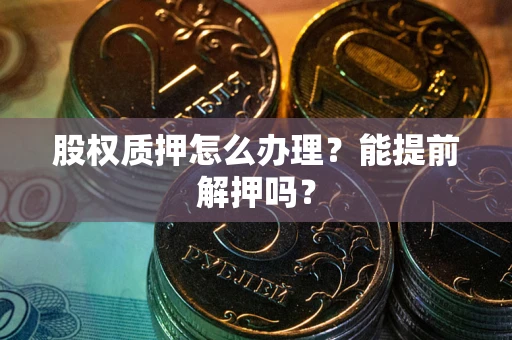 武汉股权质押怎么办理？能提前解押吗？